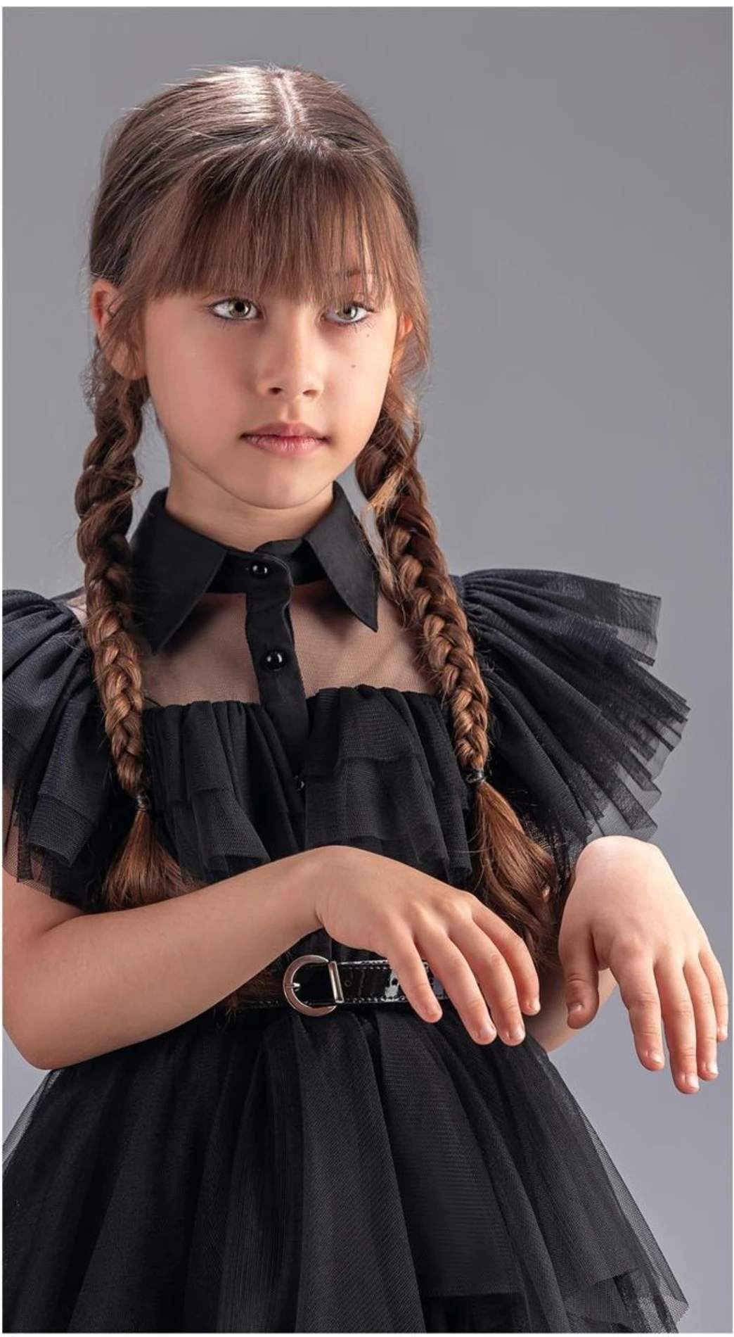Wednesday Cadılar Bayramı Elbise  - SİYAH