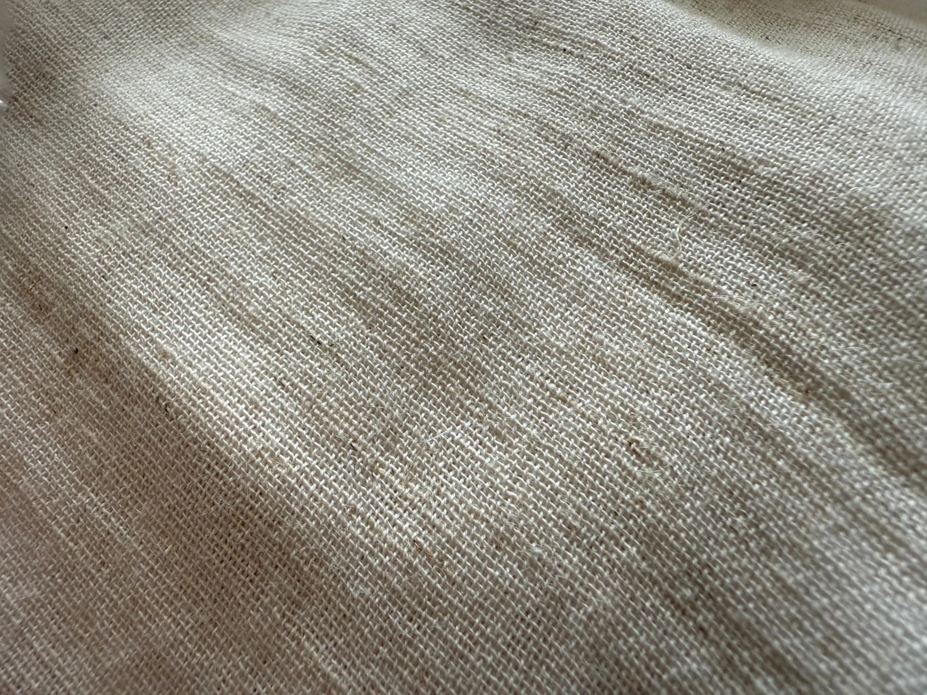  Çift Katlı Muslin Kumaş - Doğal Muslin Kumaş - Organik Kumaş 1 Metre  En: 150cm - BEJ